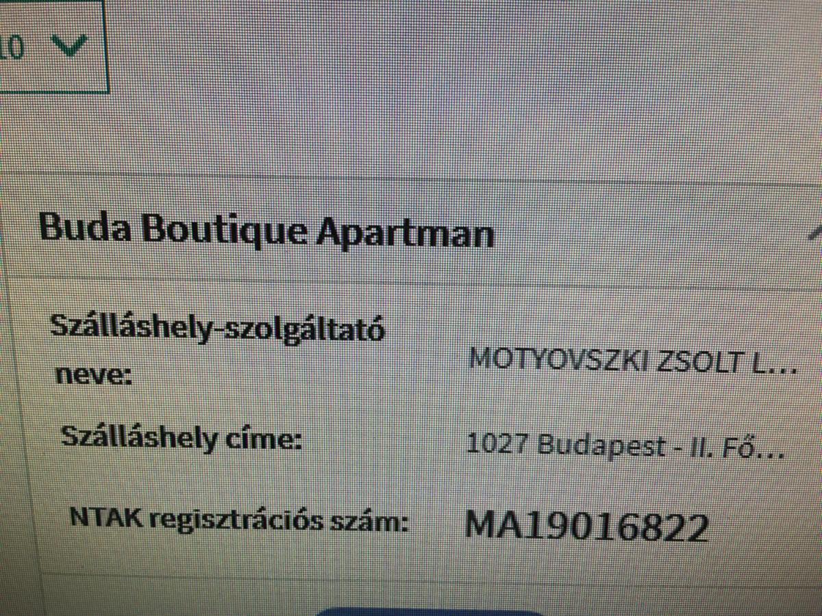 Buda Boutique Apartment Budapest Ngoại thất bức ảnh